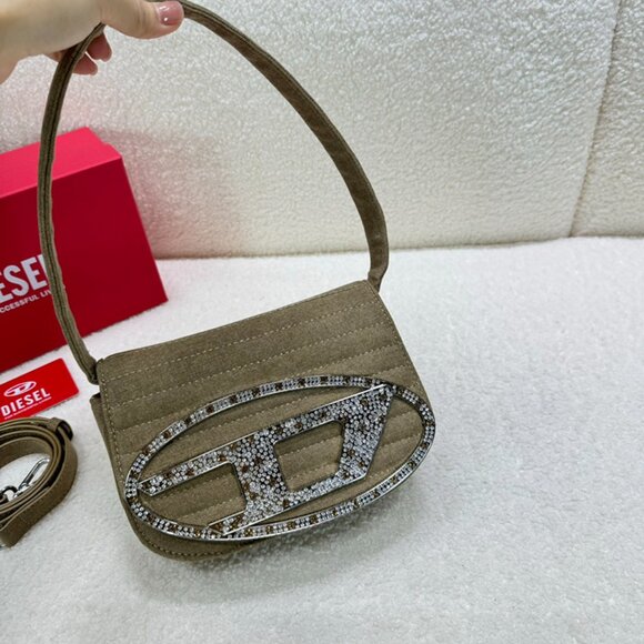 Diesel Khaki Shoulder Bag - Picture 9 of 9